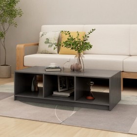 Couchtisch aus massivem grauem Kiefernholz, 110 x 50 x 34 cm von vidaXL, Couchtisch - Ref: Foro24-809914, Preis: 55,58 €, Rab...