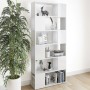 Bookshelf divider in glossy white plywood 80x24x186 cm by vidaXL, Bookcases and shelves - Ref: Foro24-809158, Price: 103,56 €...