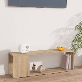 Mueble para TV madera contrachapada roble Sonoma 100x24x32 cm de vidaXL, Muebles TV - Ref: Foro24-809164, Precio: 33,99 €, De...