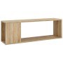 TV stand made of Sonoma oak plywood, measuring 100x24x32 cm. by vidaXL, TV Furniture - Ref: Foro24-809164, Price: 33,77 €, Di...