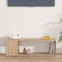 TV stand made of Sonoma oak plywood, measuring 100x24x32 cm. by vidaXL, TV Furniture - Ref: Foro24-809164, Price: 33,77 €, Di...