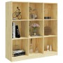 Estantería/divisor de espacios madera de pino 104x33,5x110 cm de vidaXL, Librerías y estanterías - Ref: Foro24-809972, Precio...