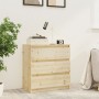 Solid fir wood bedside table 60x36x64 cm by vidaXL, Nightstands - Ref: Foro24-809216, Price: 78,80 €, Discount: %