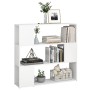 Bookshelf / room divider white 100x24x94 cm by vidaXL, Bookcases and shelves - Ref: Foro24-809179, Price: 72,22 €, Discount: %