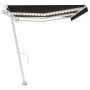 Toldo automático LED sensor de viento gris antracita 600x350 cm de vidaXL, Toldos - Ref: Foro24-3069694, Precio: 905,01 €, De...