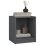 Bedside table 2 units pine wood gray 35.5x33.5x41.5 cm by vidaXL, Nightstands - Ref: Foro24-809924, Price: 40,76 €, Discount: %