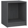 Bedside table 2 units pine wood gray 35.5x33.5x41.5 cm by vidaXL, Nightstands - Ref: Foro24-809924, Price: 40,76 €, Discount: %