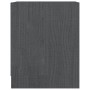 Mesita de noche 2 uds madera de pino gris 35,5x33,5x41,5 cm de vidaXL, Mesitas de noche - Ref: Foro24-809924, Precio: 40,99 €...