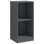 Solid pine wood auxiliary cabinet in gray, 35.5x33.5x76 cm by vidaXL, Lockers and storage cabinets - Ref: Foro24-809932, Pric...