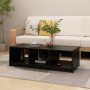 Couchtisch aus massivem schwarzem Kiefernholz, 110 x 50 x 34 cm von vidaXL, Couchtisch - Ref: Foro24-809916, Preis: 65,41 €, ...