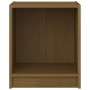 Mesita noche madera pino maciza marrón miel 35,5x33,5x41,5 cm de vidaXL, Mesitas de noche - Ref: Foro24-809925, Precio: 31,46...