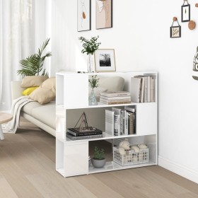 Shiny white shelf/space divider 100x24x94 cm by vidaXL, Bookcases and shelves - Ref: Foro24-809185, Price: 79,76 €, Discount: %