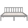 Solid pine wood bed frame small double 120x190 cm by vidaXL, Beds and slatted bases - Ref: Foro24-810054, Price: 115,31 €, Di...