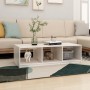 Solid white pine wood coffee table 110x50x34 cm by vidaXL, Coffee table - Ref: Foro24-809913, Price: 55,58 €, Discount: %