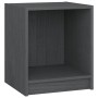 Mesita de noche madera maciza de pino gris 35,5x33,5x41,5 cm de vidaXL, Mesitas de noche - Ref: Foro24-809923, Precio: 24,62 ...