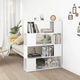 Glossy white shelving/space divider 100x24x124 cm by vidaXL, Bookcases and shelves - Ref: Foro24-809194, Price: 68,99 €, Disc...