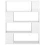 Glossy white shelving/space divider 100x24x124 cm by vidaXL, Bookcases and shelves - Ref: Foro24-809194, Price: 68,99 €, Disc...