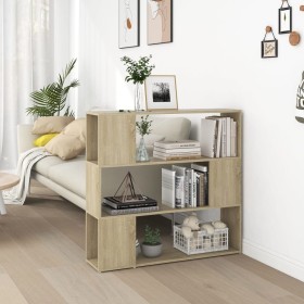 Sonoma oak color space divider shelf 100x24x94 cm by vidaXL, Bookcases and shelves - Ref: Foro24-809182, Price: 67,99 €, Disc...