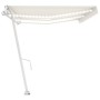 Toldo automático con LED sensor de viento crema 600x350 cm de vidaXL, Toldos - Ref: Foro24-3069692, Precio: 904,41 €, Descuen...