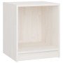 Mesita de noche madera maciza de pino blanco 35,5x33,5x41,5 cm de vidaXL, Mesitas de noche - Ref: Foro24-809921, Precio: 33,3...