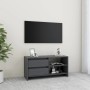 Mueble para TV de madera maciza de pino gris 80x31x39 cm de vidaXL, Muebles TV - Ref: Foro24-809896, Precio: 56,66 €, Descuen...