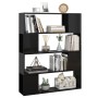 Glossy black shelving/space divider 100x24x124 cm by vidaXL, Bookcases and shelves - Ref: Foro24-809195, Price: 61,20 €, Disc...