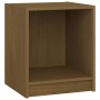 Bedside table 2 units made of pine wood in honey brown color 35.5x33.5x41.5cm by vidaXL, Nightstands - Ref: Foro24-809926, Pr...