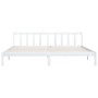 Estructura de cama madera maciza blanco Super King 180x200 cm de vidaXL, Camas y somieres - Ref: Foro24-810098, Precio: 127,3...