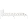 Estructura de cama madera maciza blanco Super King 180x200 cm de vidaXL, Camas y somieres - Ref: Foro24-810098, Precio: 127,3...