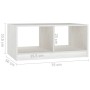 Couchtisch aus massivem Kiefernholz weiß 75x50x33,5 cm von vidaXL, Couchtisch - Ref: Foro24-809907, Preis: 41,35 €, Rabatt: %