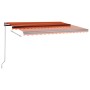 Orange and brown automatic standing awning 450x350 cm by vidaXL, Awnings - Ref: Foro24-3069850, Price: 643,24 €, Discount: %