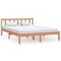 Estructura de cama madera maciza de pino marrón miel 160x200 cm de vidaXL, Camas y somieres - Ref: Foro24-810095, Precio: 130...