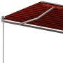 Orange and brown automatic standing awning 450x350 cm by vidaXL, Awnings - Ref: Foro24-3069850, Price: 643,24 €, Discount: %