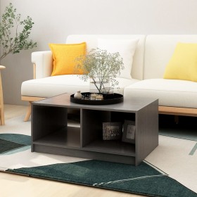 Solid gray pine wood coffee table 75x50x33.5 cm by vidaXL, Coffee table - Ref: Foro24-809908, Price: 41,35 €, Discount: %