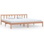 Estructura de cama madera maciza pino marrón miel 200x200 cm de vidaXL, Camas y somieres - Ref: Foro24-810105, Precio: 106,15...