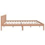 Estructura de cama madera maciza pino marrón miel 200x200 cm de vidaXL, Camas y somieres - Ref: Foro24-810105, Precio: 106,15...