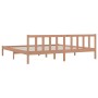 Estructura de cama madera maciza pino marrón miel 200x200 cm de vidaXL, Camas y somieres - Ref: Foro24-810105, Precio: 106,15...