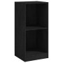 Solid black mango wood auxiliary cabinet 35.5x33.5x76 cm by vidaXL, Lockers and storage cabinets - Ref: Foro24-809934, Price:...