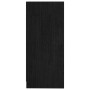 Armario auxiliar madera maciza de mango negro 35,5x33,5x76 cm de vidaXL, Taquillas y armarios de almacenamiento - Ref: Foro24...