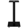 Speaker stands 2pcs black tempered glass 1 pillar by vidaXL, Speaker stands - Ref: Foro24-51808, Price: 53,51 €, Discount: %