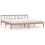 Estructura cama madera maciza marrón miel Super King 180x200 cm de vidaXL, Camas y somieres - Ref: Foro24-810100, Precio: 123...