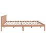 Estructura cama madera maciza marrón miel Super King 180x200 cm de vidaXL, Camas y somieres - Ref: Foro24-810100, Precio: 123...