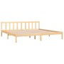 Solid pine wood bed frame 180x200 cm by vidaXL, Beds and slatted bases - Ref: Foro24-810097, Price: 130,53 €, Discount: %