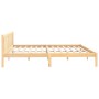 Solid pine wood bed frame 180x200 cm by vidaXL, Beds and slatted bases - Ref: Foro24-810097, Price: 130,53 €, Discount: %