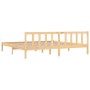 Solid pine wood bed frame 180x200 cm by vidaXL, Beds and slatted bases - Ref: Foro24-810097, Price: 130,53 €, Discount: %