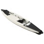 Black polyester inflatable kayak 424x81x31 cm by vidaXL, Kayaks - Ref: Foro24-93438, Price: 520,72 €, Discount: %