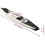 Black polyester inflatable kayak 424x81x31 cm by vidaXL, Kayaks - Ref: Foro24-93438, Price: 520,72 €, Discount: %