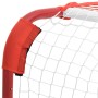 Rot-weißes Hockeytor aus Polyester, 137 x 66 x 112 cm von vidaXL, Feldhockeytore - Ref: Foro24-93754, Preis: 83,02 €, Rabatt: %