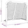 Rot-weißes Hockeytor aus Polyester, 137 x 66 x 112 cm von vidaXL, Feldhockeytore - Ref: Foro24-93754, Preis: 83,02 €, Rabatt: %