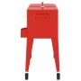 Carrito nevera con ruedas rojo 92x43x89 cm de vidaXL, Neveras - Ref: Foro24-93743, Precio: 176,99 €, Descuento: %